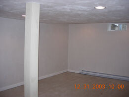 Before and After Basement Design - Office and Bar (1)